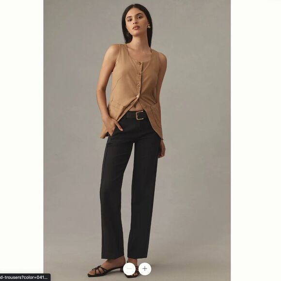 Anthropologie Maeve Slim Trousers - Picture 1 of 4